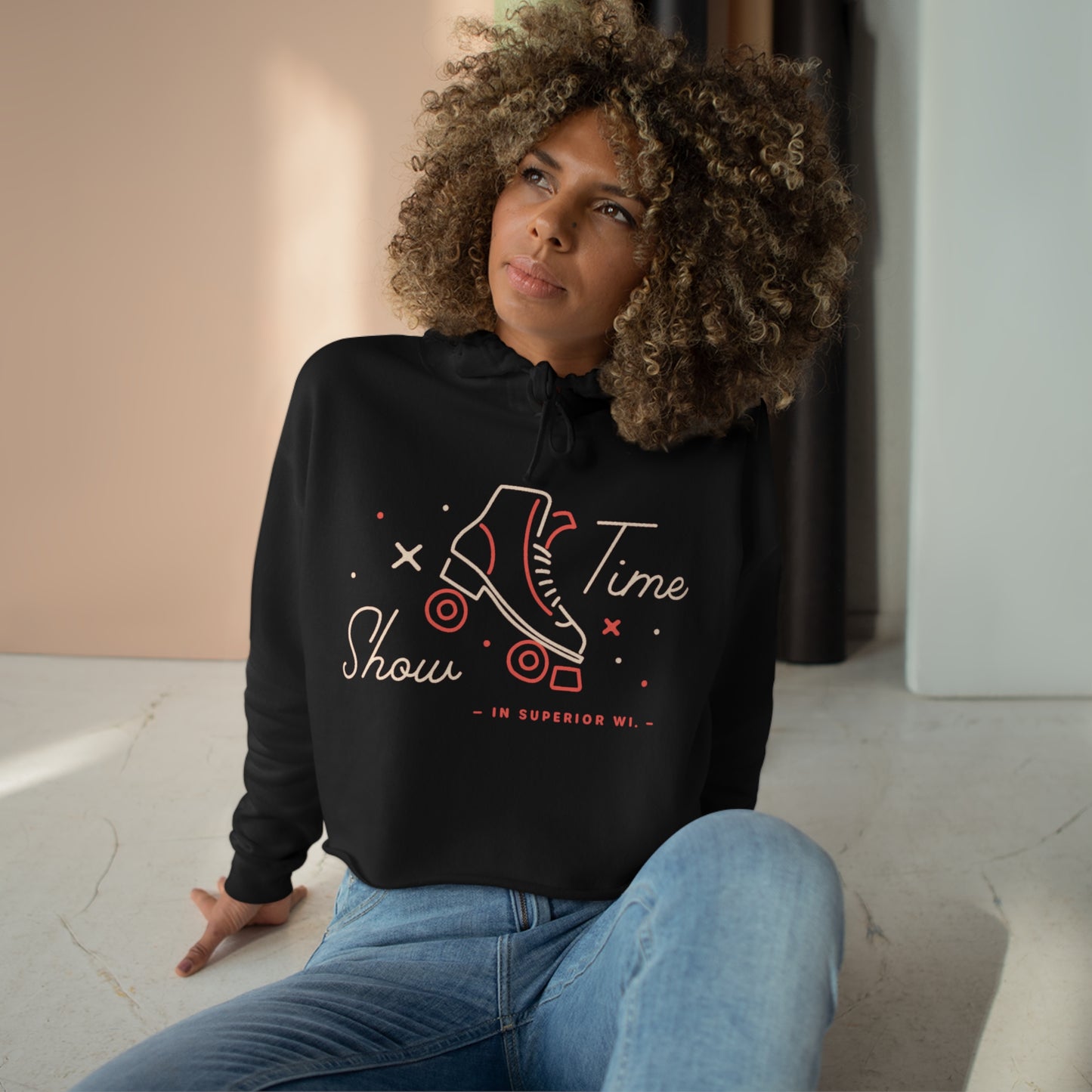 Show Time Crop Hoodie