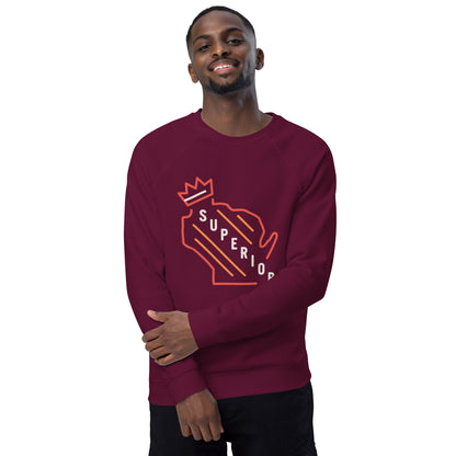 Crown Jewel Unisex organic raglan sweatshirt